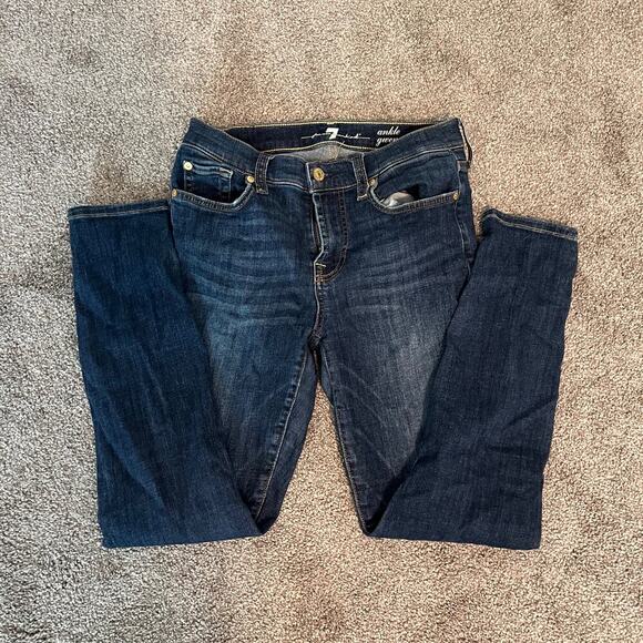 7 for All Mankind Ankle Size Gwenevere Size 27 - Picture 1 of 4